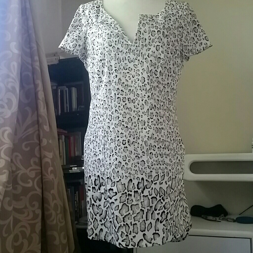 Karen Millen animal print dress. US SZ 10, UK 14.